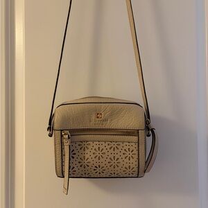 Kate Spade Beige Floral Crossbody Bag